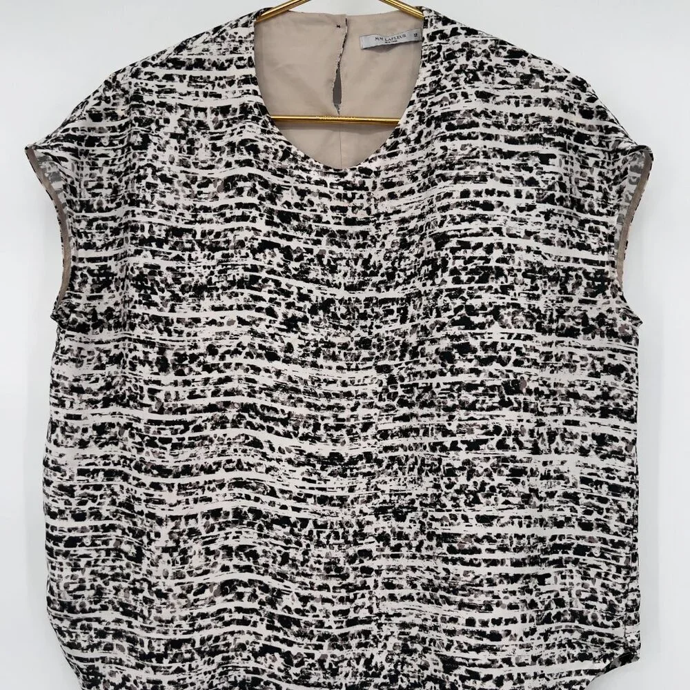 MM Lafleur The Didion Sleeveless Top Ink Wash Top Women's XS - Picture 2 of 12